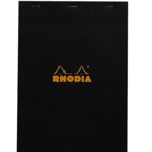 Rhodia Staplebound Pad No.18 - A4 (8.25 x 11.75 inches), Graph, Black